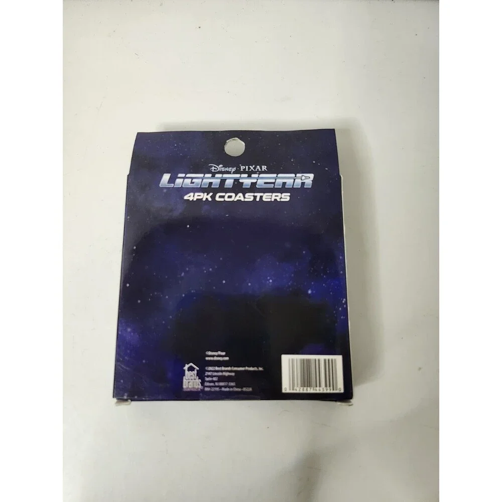 Buzz Lightyear Coasters Disney/Pixar  ~ 4 Coasters New In Box